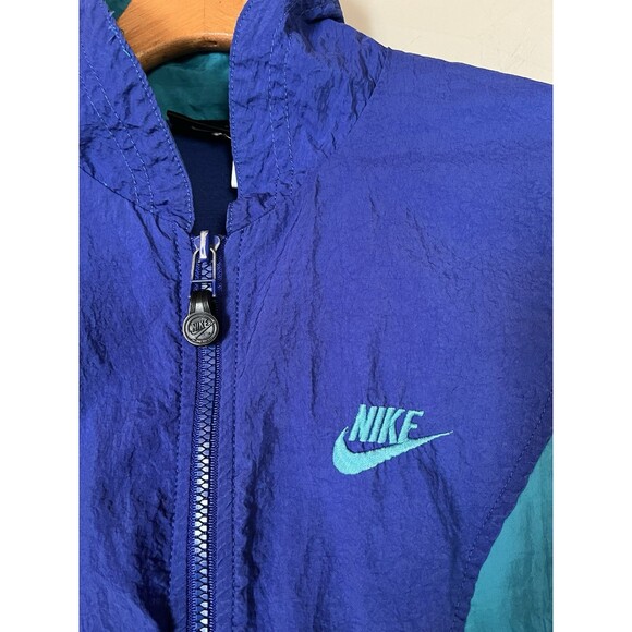 Nike Vintage 80's Jogger Leisure Track Windbreaker, Colorblock Women's SZ Medium - Picture 3 of 13
